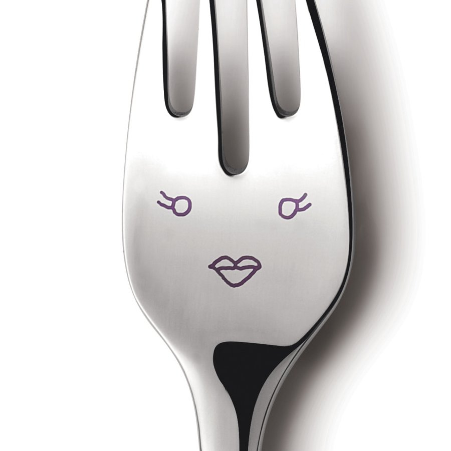 Georg Jensen Alfredo Twist Family Kinderbesteck 4 Teile, Stahl glnzend