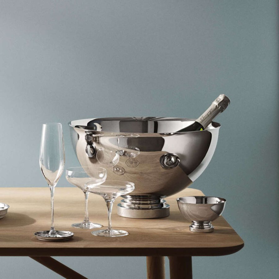 Georg Jensen Manhattan Skl 12 cm, Blankt Stl