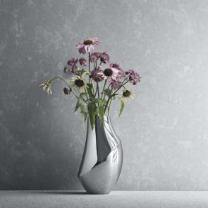 Georg Jensen Flora Vase 23 cm, Stål