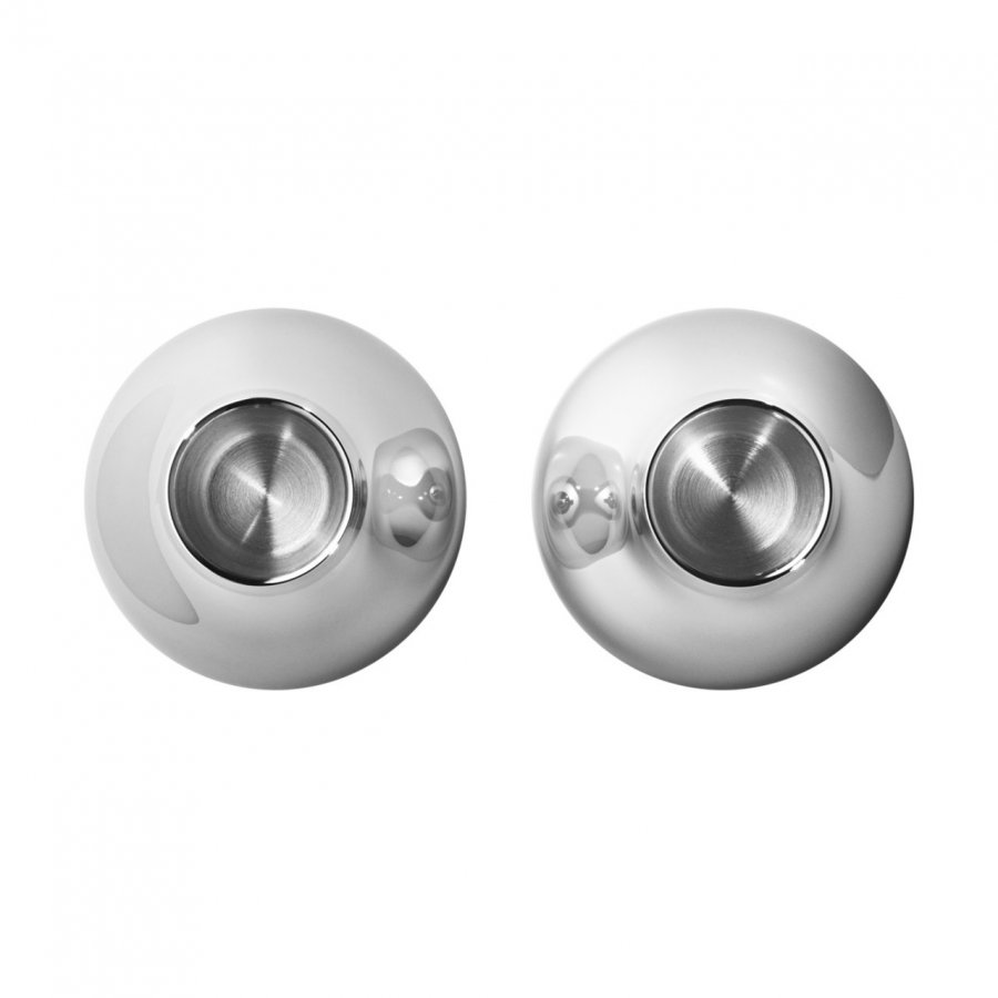 Georg Jensen Cafu Lysestage 2 stk. 7,6 cm, Blankt stl