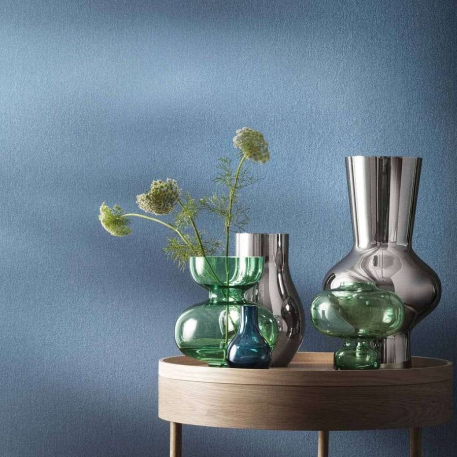 Georg Jensen Cafu Vase 14,8 cm, Bl glas