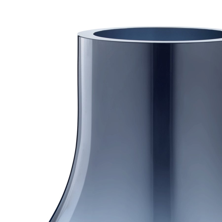 Georg Jensen Cafu Vase 30 cm, Bl glas