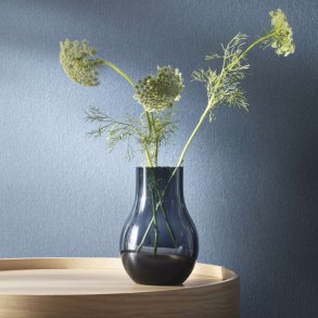 Georg Jensen Cafu Vase 30 cm, Blå glas