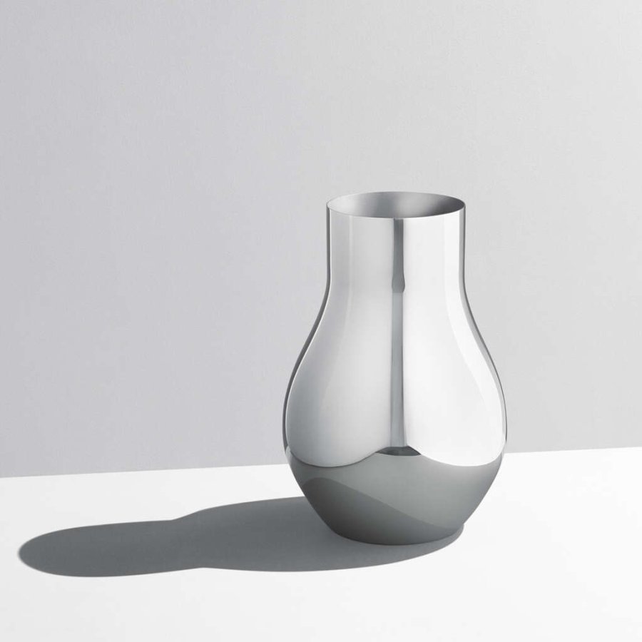 Georg Jensen Cafu Vase 30 cm, Blankt Stl