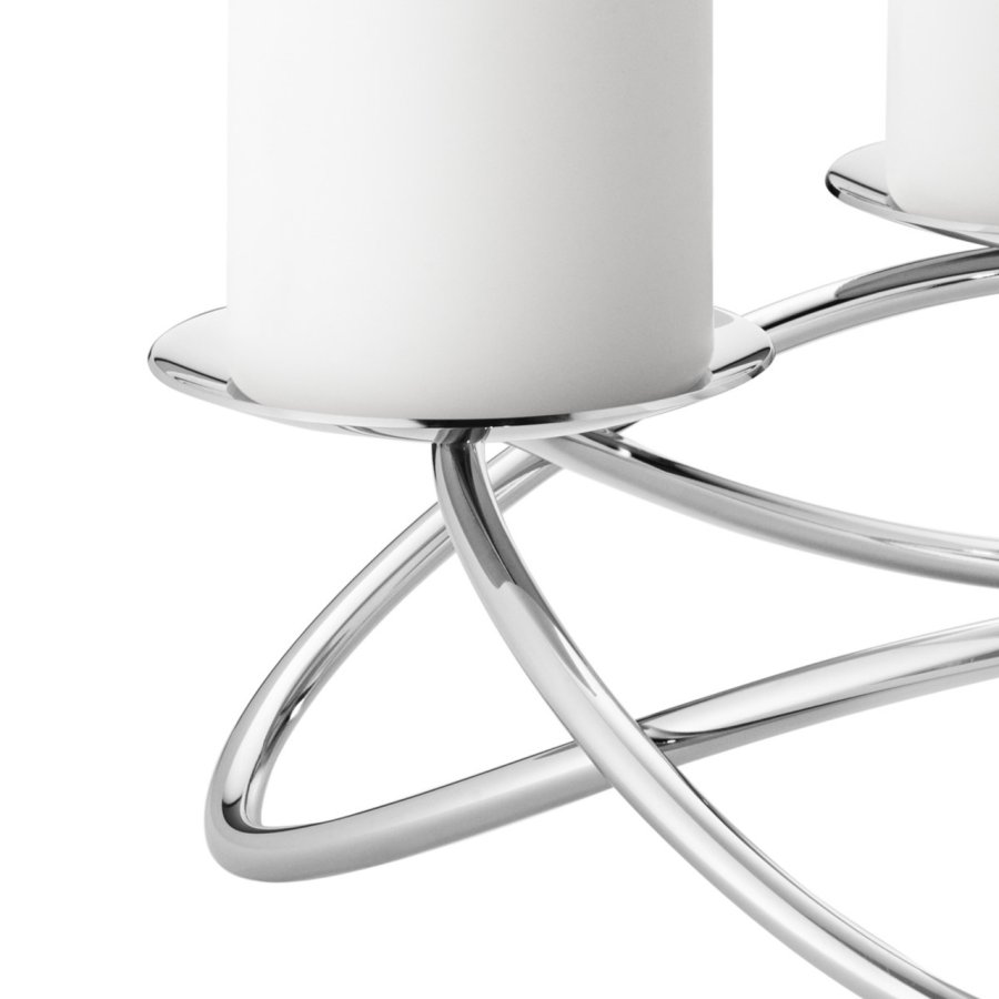 Georg Jensen Season Lysestage 31,5 cm, Blankt Stl