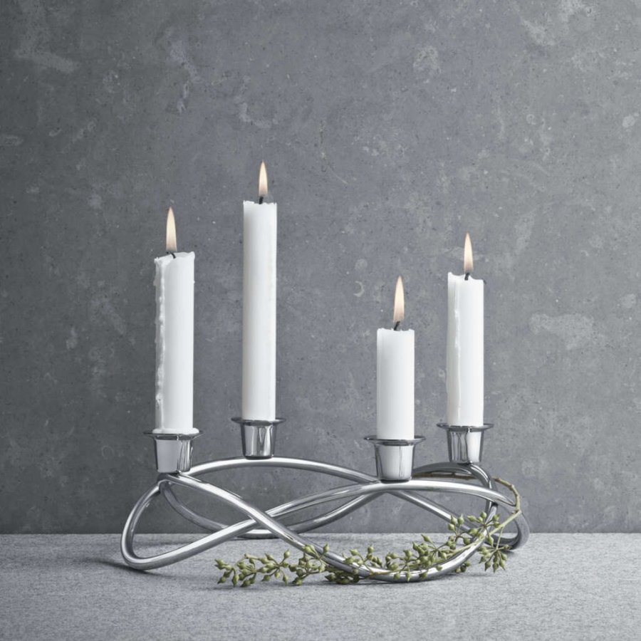 Georg Jensen Season Kerzenstnder 26 cm, Stahl glnzend