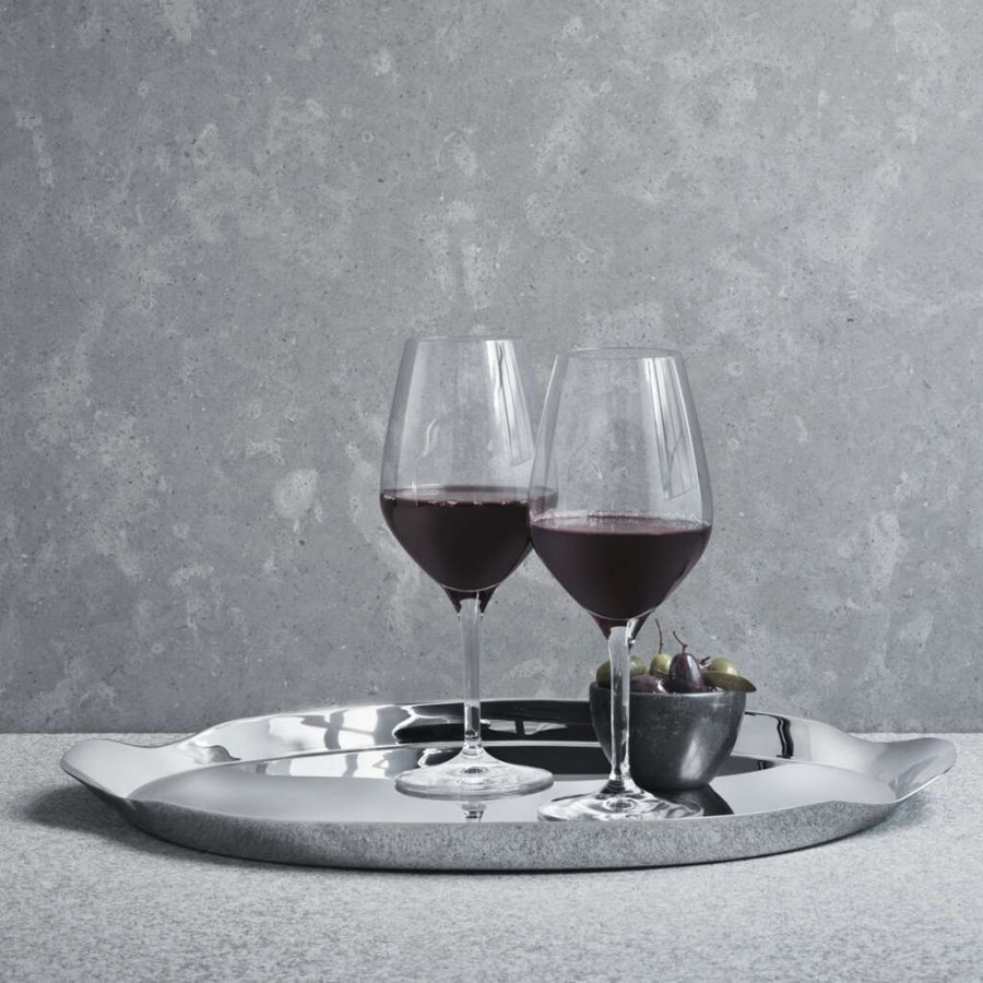 Georg Jensen Wine & Bar Tablett 39 cm, Stahl glnzend