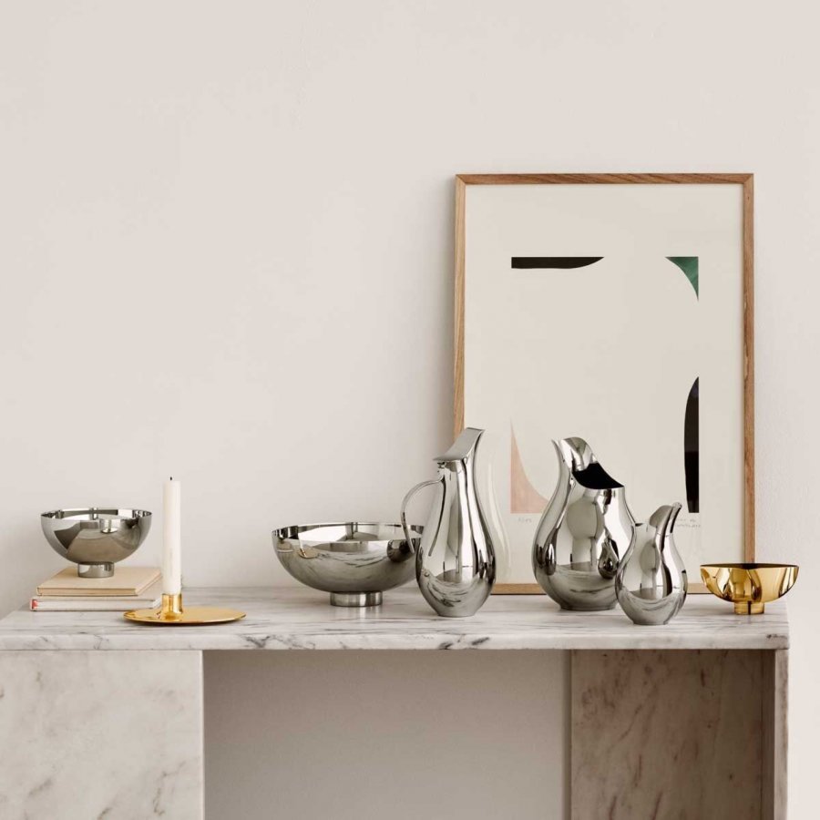 Georg Jensen Ilse Sk�l 16 cm, Blankt St�l