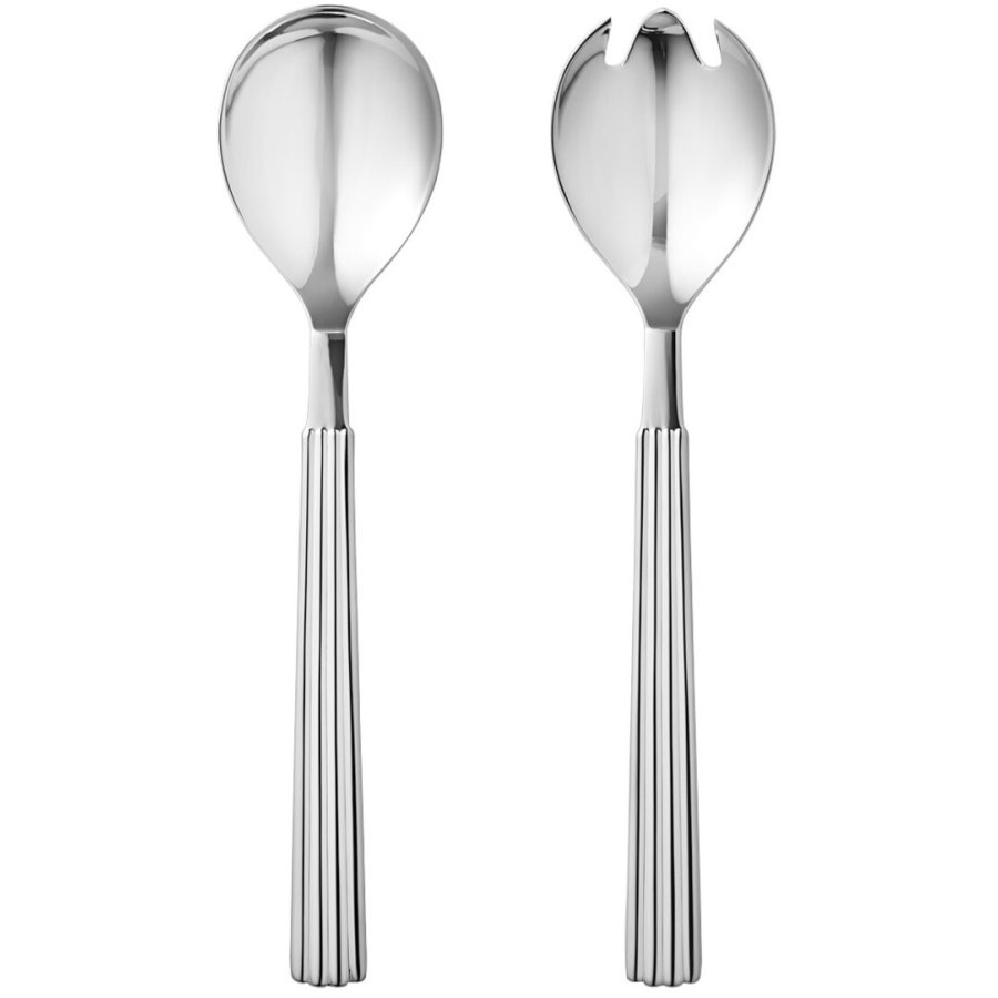 Georg Jensen Bernadotte Salatserveringsst 2 stk., Blankt Stl