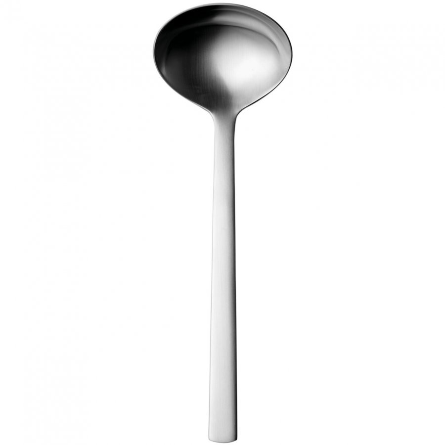 Georg Jensen New York Saucenlöffel 18 cm, Stahl Matt