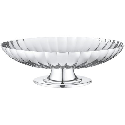 Georg Jensen Bernadotte Fad p� Fod 28 cm, Blankt St�l
