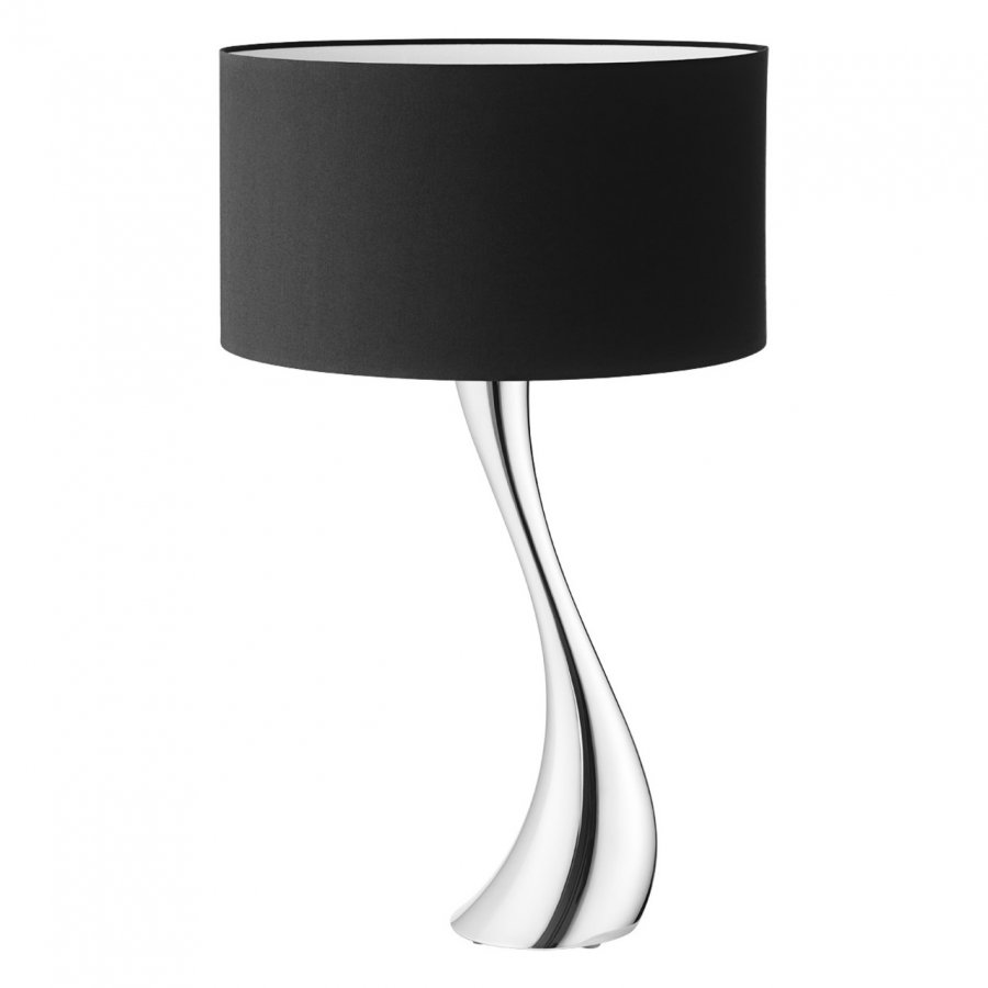 Georg Jensen Cobra Tischleuchte 56 cm, Stahl glnzend/Schwarz