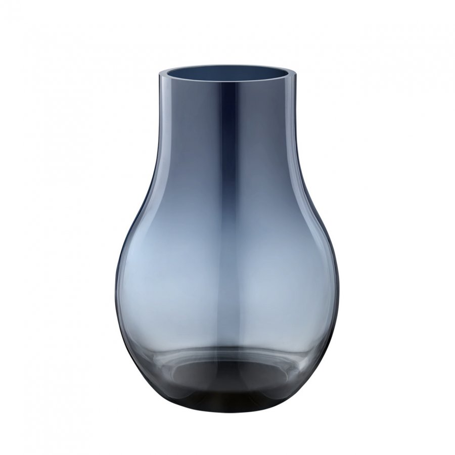 Georg Jensen Cafu Vase 21,6 cm, Bl glas