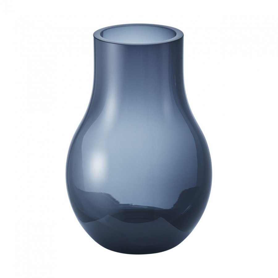 Georg Jensen Cafu Vase 21,6 cm, Bl glas