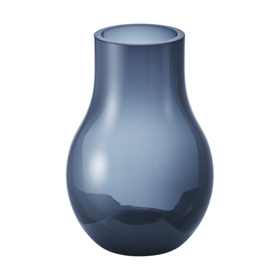 Georg Jensen Cafu Vase 21,6 cm, Bl glas