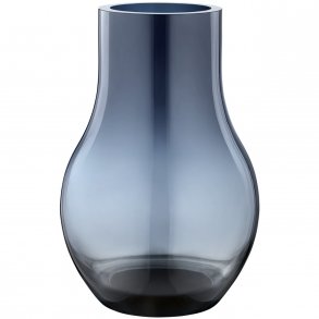 Georg Jensen Cafu Vase 30 cm, Blå glas
