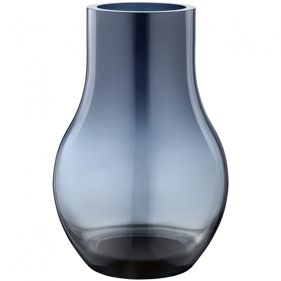 Georg Jensen Cafu Vase 30 cm, Bl glas