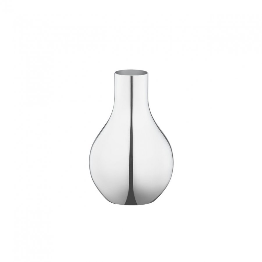 Georg Jensen Cafu Vase 14,8 cm, Blankt Stl