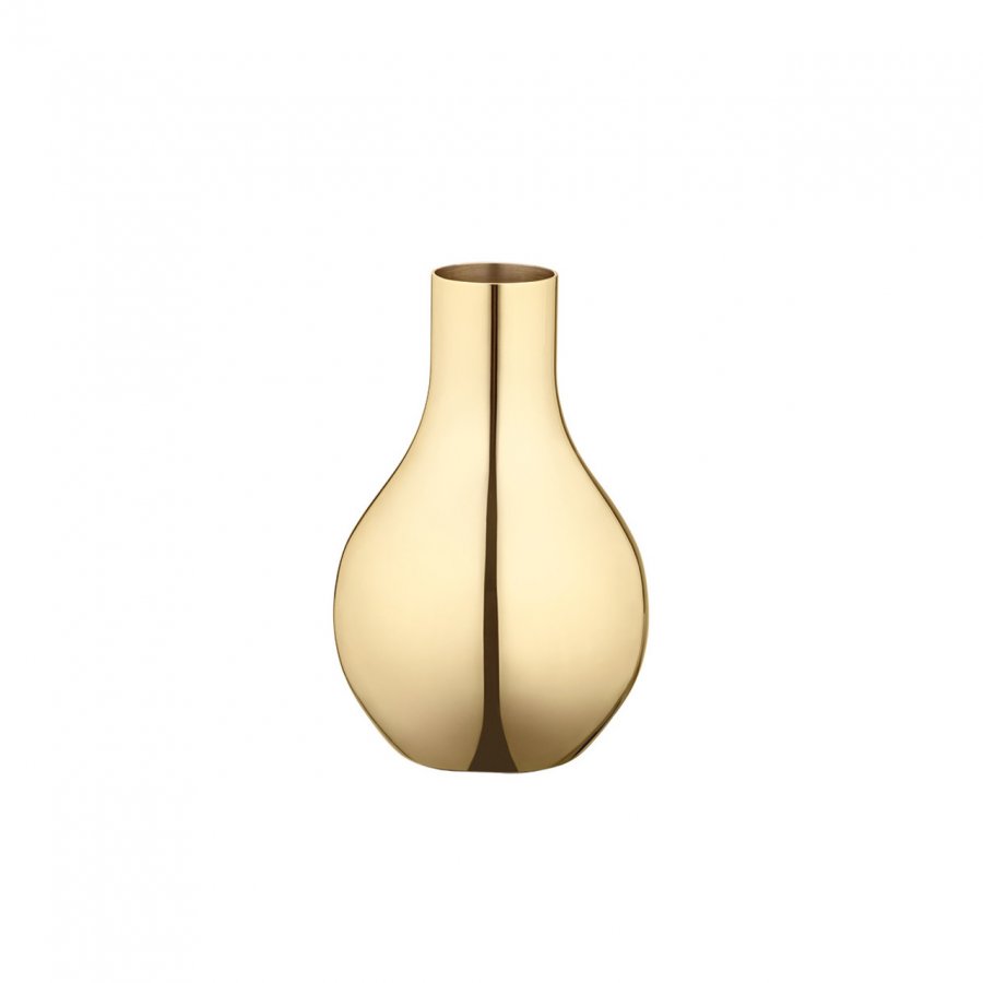 Georg Jensen Cafu Vase 14,8cm, Guldbelagt