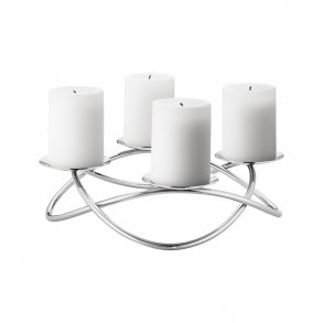 Georg Jensen Season Lysestage 31,5 cm, Blankt St�l