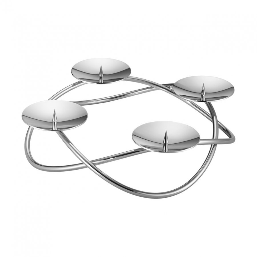 Georg Jensen Season Kerzenhalter 31,5 cm, Stahl glnzend
