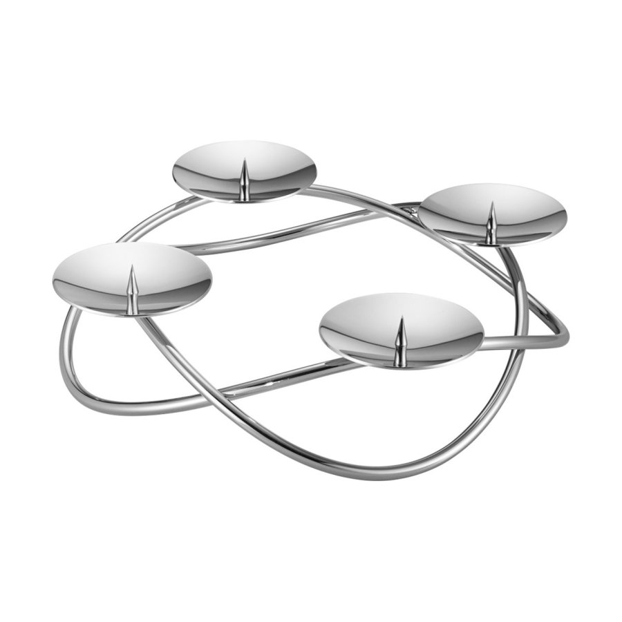 Georg Jensen Season Kerzenhalter 31,5 cm, Stahl glnzend