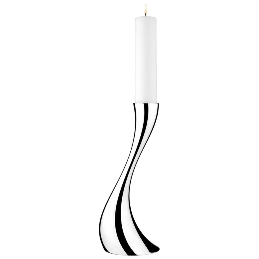 Georg Jensen Cobra Gulvstage Lille 40 cm, Blankt Stl