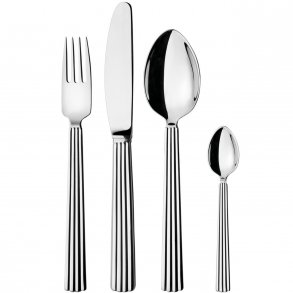 Georg Jensen Bernadotte Bestiksæt 4 Dele, Blankt Stål
