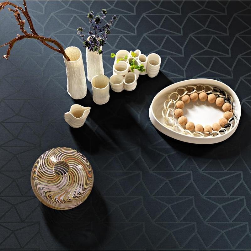 Georg Jensen Damask Dug ARNE JACOBSEN anthracite 140x240 cm