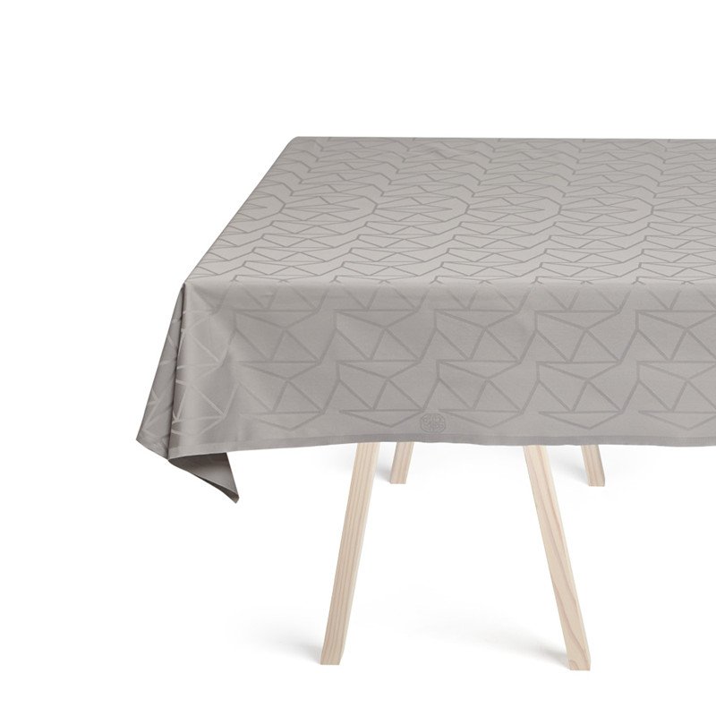 Georg Jensen Damask Dug ARNE JACOBSEN opal grey 140x240 cm