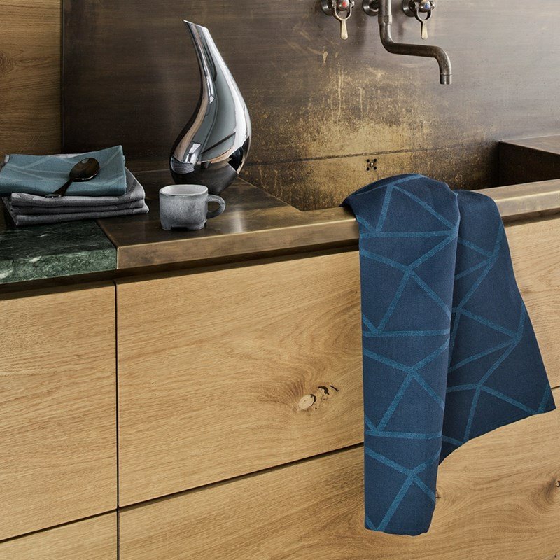 Georg Jensen Damask Viskestykke 50x80 cm, ARNE JACOBSEN Jade Green