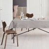 Georg Jensen Damask Dug ARNE JACOBSEN opal grey 140x240 cm