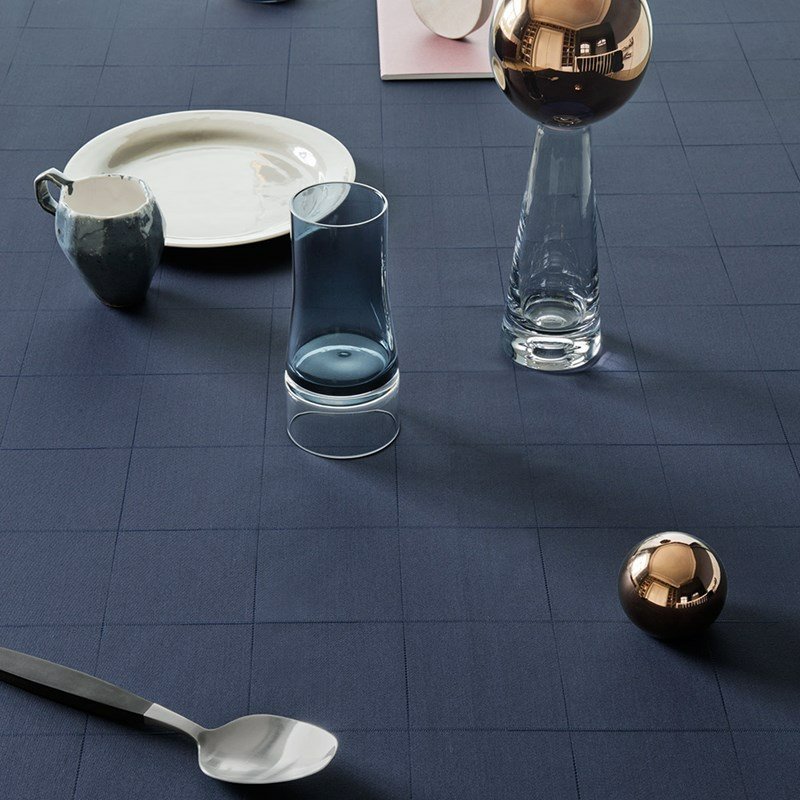 Georg Jensen Damask Dug ENGESVIK Blue Abyss 165x310 cm
