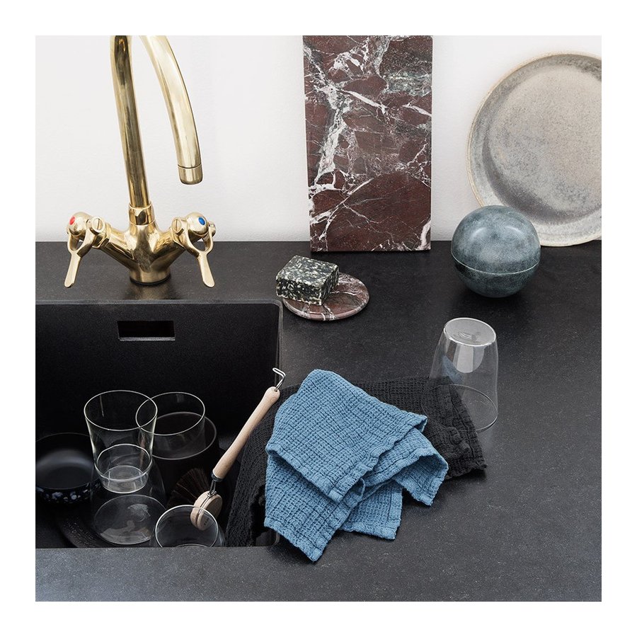 Georg Jensen Damask Karklud 2 stk. LINEN Dark Grey