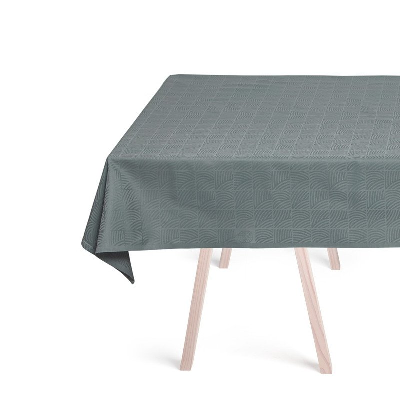 Georg Jensen Damask Dug NANNA DITZEL mineral blue 140x240 cm