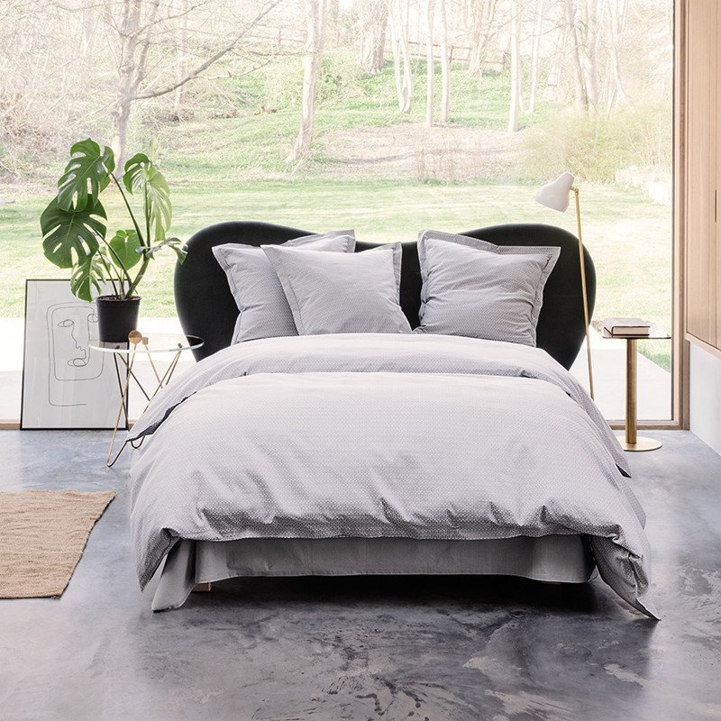 Georg Jensen Damask Dynebetrk YPSILON Grey, 140x220 cm