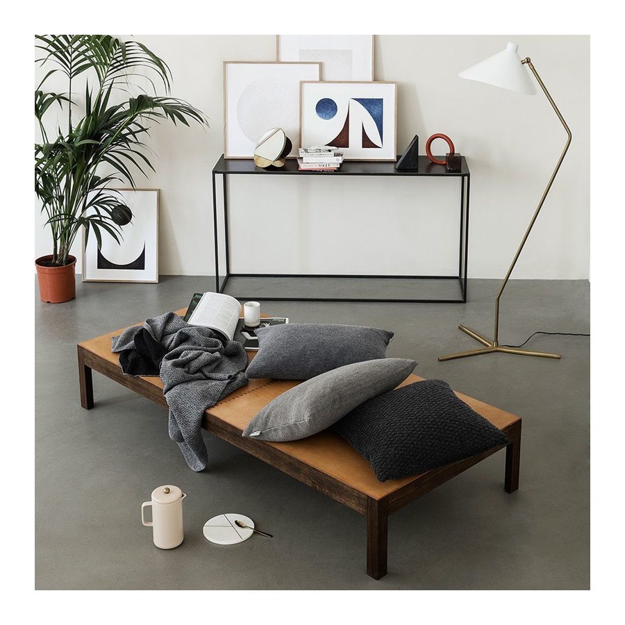 Georg Jensen Damask Plaid FLECKED Brown/Dark Grey 120x180 cm