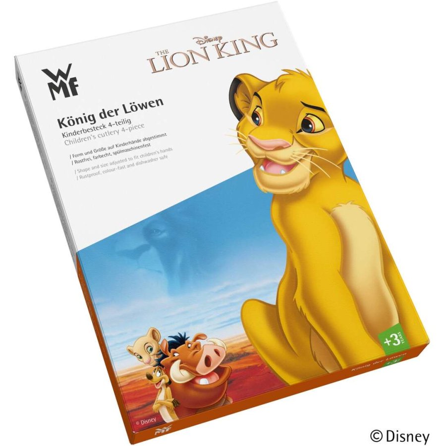 WMF Lion King Brnebestikst 4 Dele, Cromargan