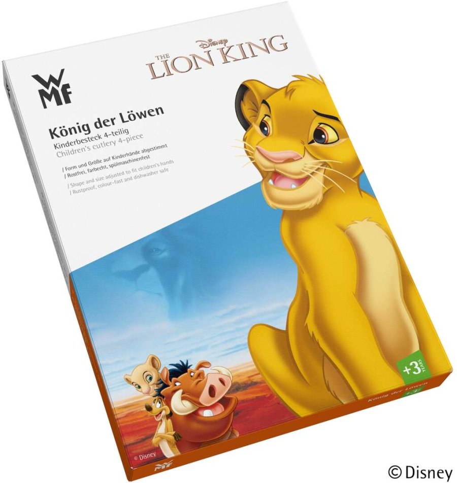 WMF Lion King Brnebestikst 4 Dele, Cromargan