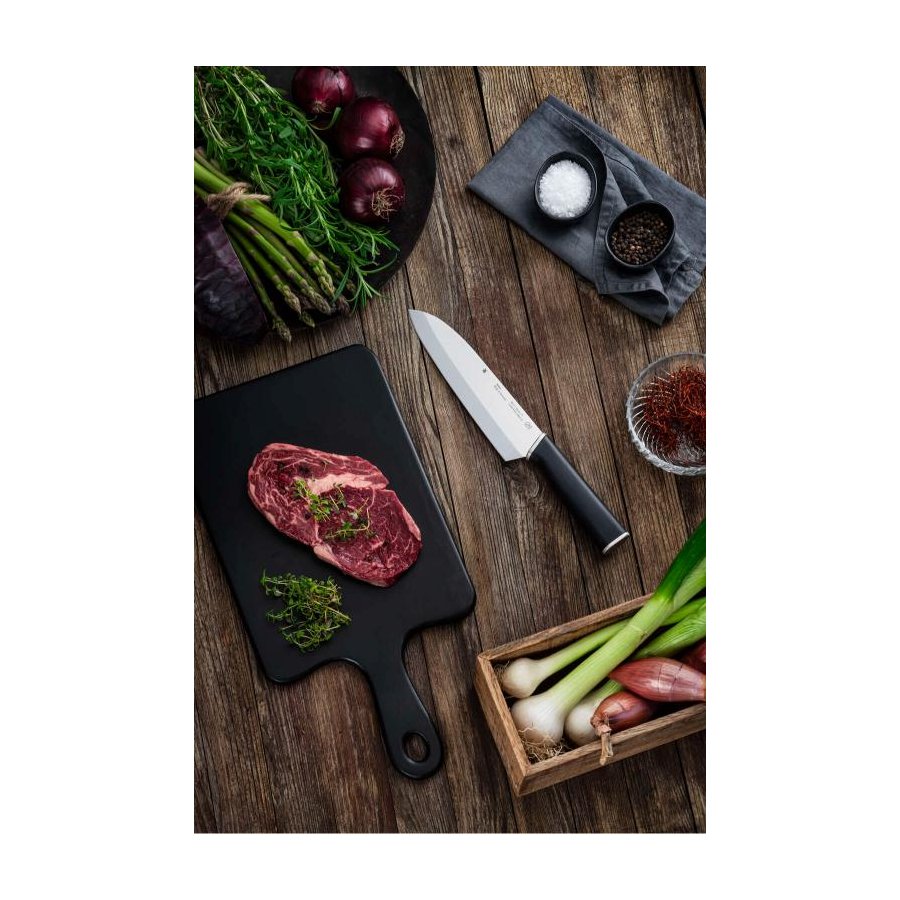 WMF Kineo Santoku Kniv 18 cm, Cromargan/Sort