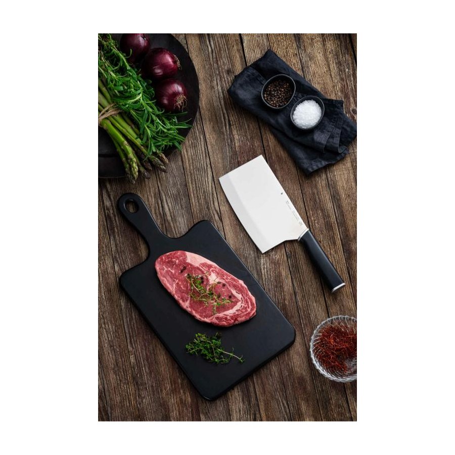 WMF Kineo Kinesisk Kokkekniv 15 cm, Cromargan/Sort