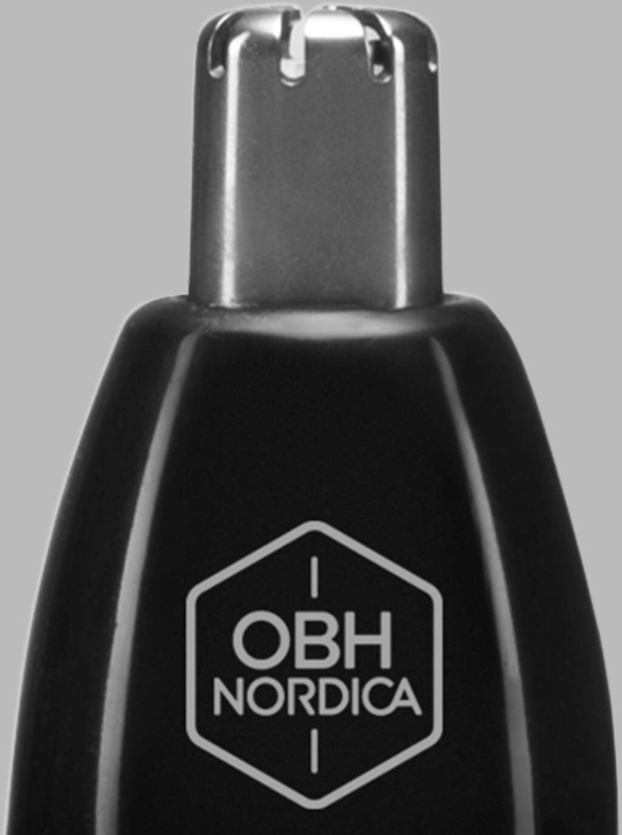 OBH Nordica Attraxion Nse-, re- og jenbrynstrimmer, Black/Chrome