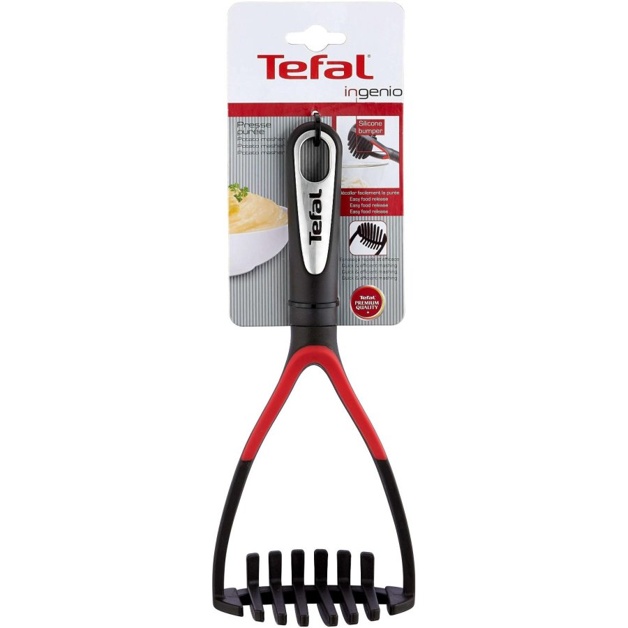 Tefal Ingenio Kartoffelmoser, Sort/Rd