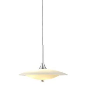 Halo Design Baroni Pendelleuchte 40 cm, Opal/Alu