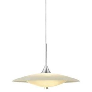 Halo Design Baroni Pendelleuchte 46 cm, Opal/Alu