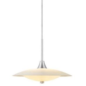 Halo Design Baroni Pendelleuchte 35 cm, Opal/Alu