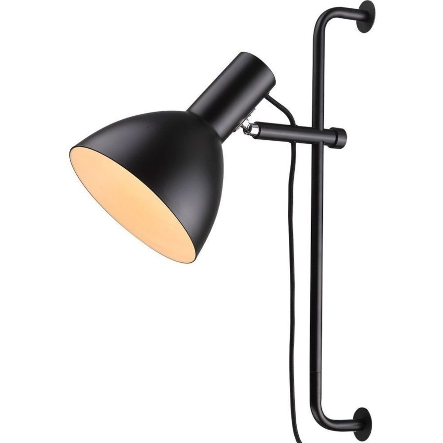 Halo Design Baltimore Wandlampe 18 cm, Schwarz