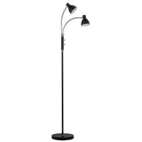 Halo Design Hudson Gulvlampe 2 Arme H120 cm, Sort