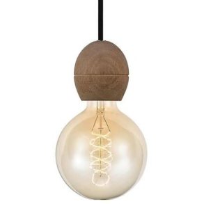 Halo Design Dark Wood Fassung-Set 7,5 cm, Dunkles Holz