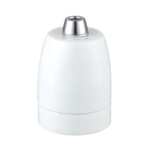 Halo Design Porcelænsfatning E27, Hvid